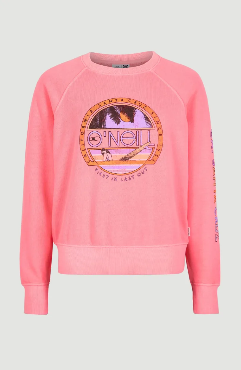Sale O’Neill Cult Shift Crew Sweatshirt | Diva Pink