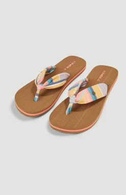 Sale O’Neill Ditsy Sun BLOOM™ Slippers | Yellow Art Geo