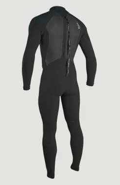 O’Neill Epic 3/2 Back Zip Full | BLACK/GUNMETAL/DAYGLO