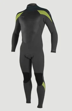 O’Neill EPIC 5/4 BACK ZIP FULL WETSUIT | BLACK/GUNMETAL/DAYGLO