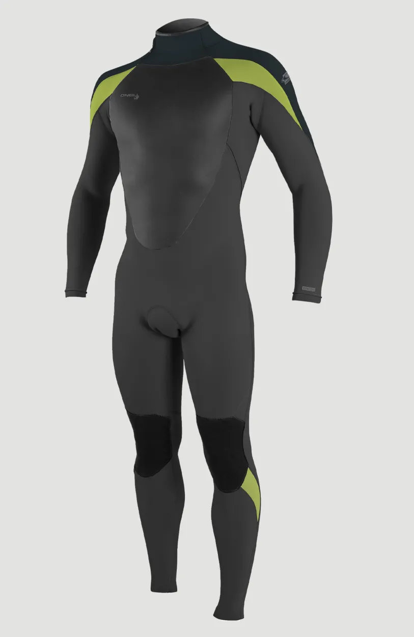 O’Neill EPIC 5/4 BACK ZIP FULL WETSUIT | BLACK/GUNMETAL/DAYGLO
