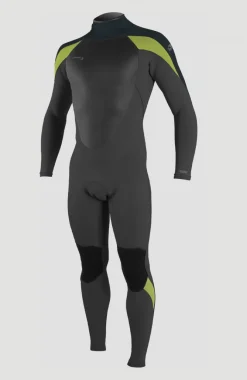 O’Neill EPIC 5/4 BACK ZIP FULL WETSUIT | BLACK/GUNMETAL/DAYGLO