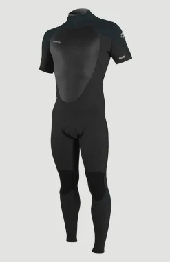 Online O’Neill Epic 3/2mm Back Zip Shortsleeve Full Wetsuit Herren | BLACK/GUN METAL/GUN METAL