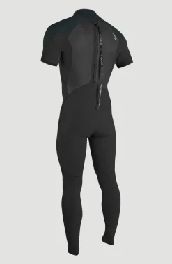 Online O’Neill Epic 3/2mm Back Zip Shortsleeve Full Wetsuit Herren | BLACK/GUN METAL/GUN METAL