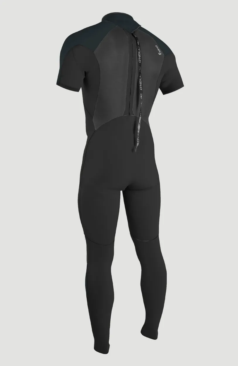 Online O’Neill Epic 3/2mm Back Zip Shortsleeve Full Wetsuit Herren | BLACK/GUN METAL/GUN METAL
