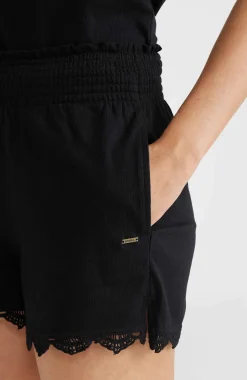 Sale O’Neill Essentials Ava Smocked Short | Black Out