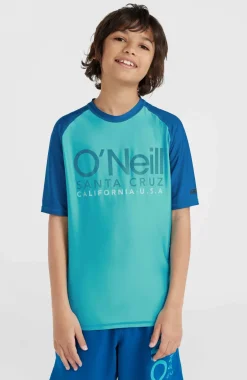 Outlet O’Neill Essentials Cali Shirt Met Korte Mouwen | Neon Blue