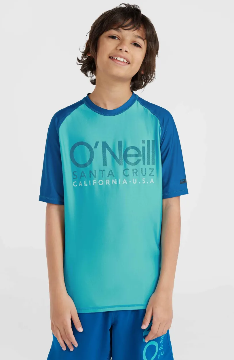 Outlet O’Neill Essentials Cali Shirt Met Korte Mouwen | Neon Blue