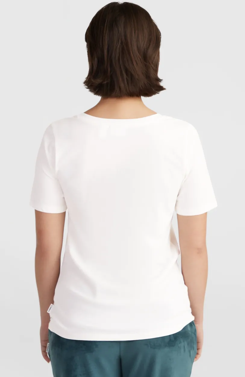 Outlet O’Neill Essentials T-shirt Met V-hals | Snow White