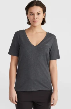 Online O’Neill Essentials T-shirt Met V-hals | Black Out