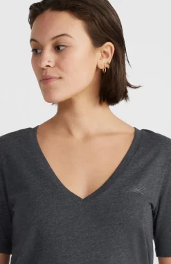 Online O’Neill Essentials T-shirt Met V-hals | Black Out