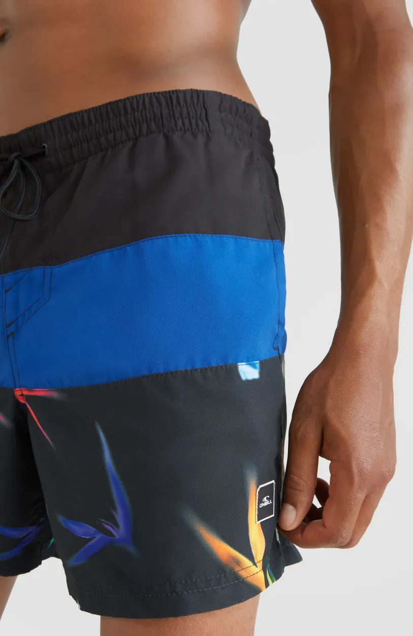 New O’Neill Frame Block Swim Short | Blue Multi 6