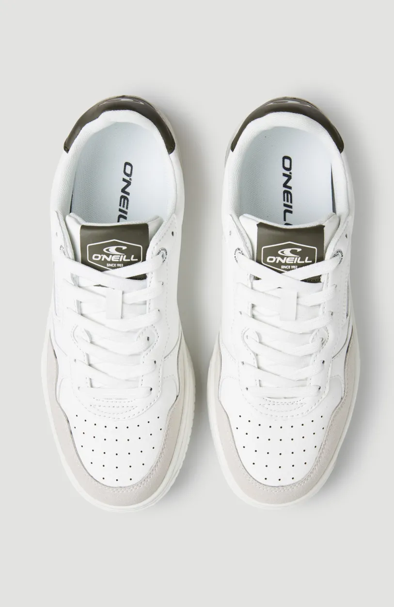New O’Neill GALVESTON LOW Sneakers | BRIGHT WHITE/ OLIVE