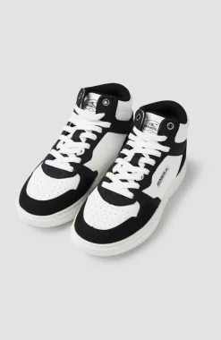 New O’Neill GALVESTON MID Sneakers | BLACK/ BRIGHT WHITE