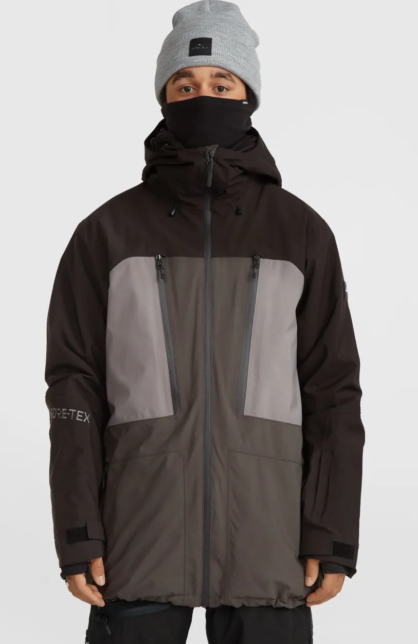 Online O’Neill GORE-TEX Psycho Tech Wintersportjas | Black Out Colour Block