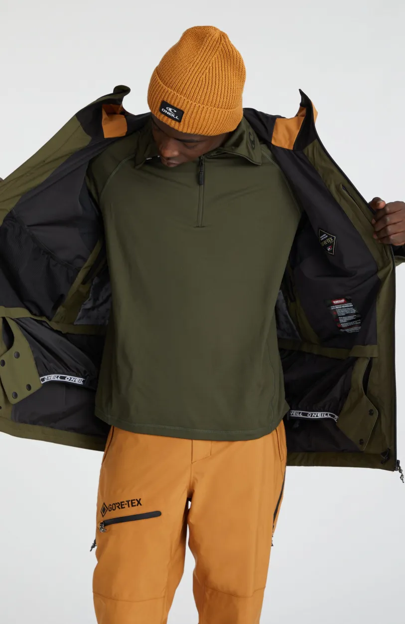Discount O’Neill GORE-TEX Psycho Wintersportjas | Rich Caramel Colour block