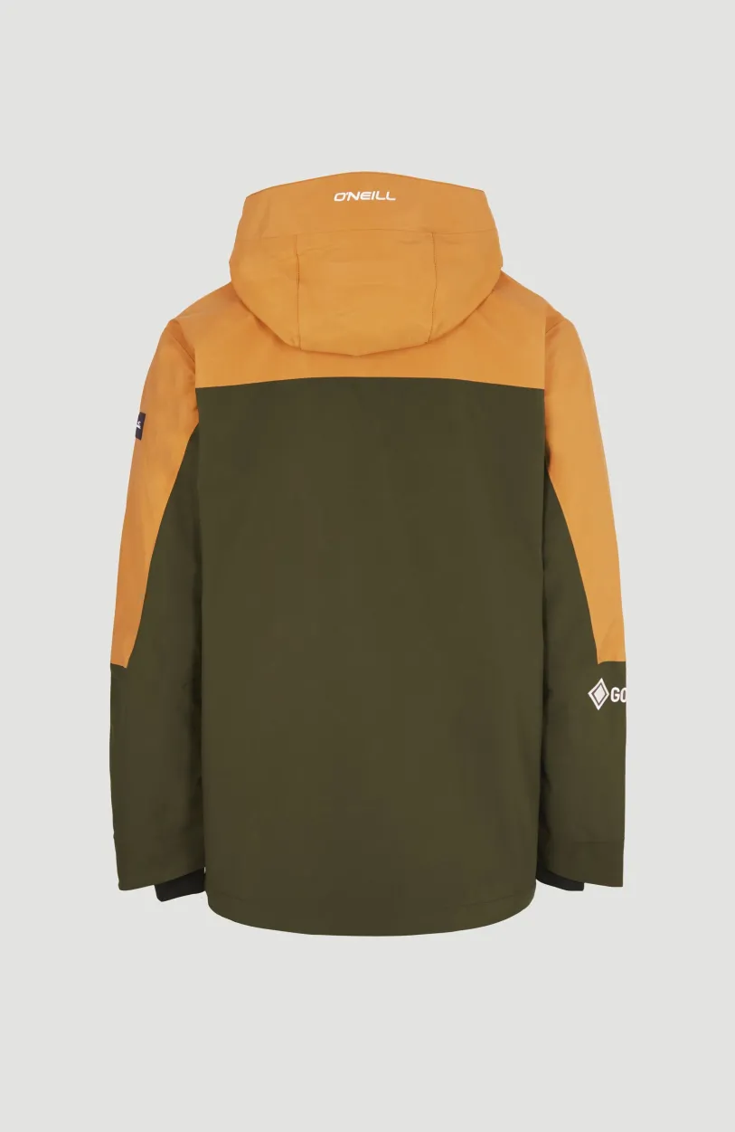 Discount O’Neill GORE-TEX Psycho Wintersportjas | Rich Caramel Colour block