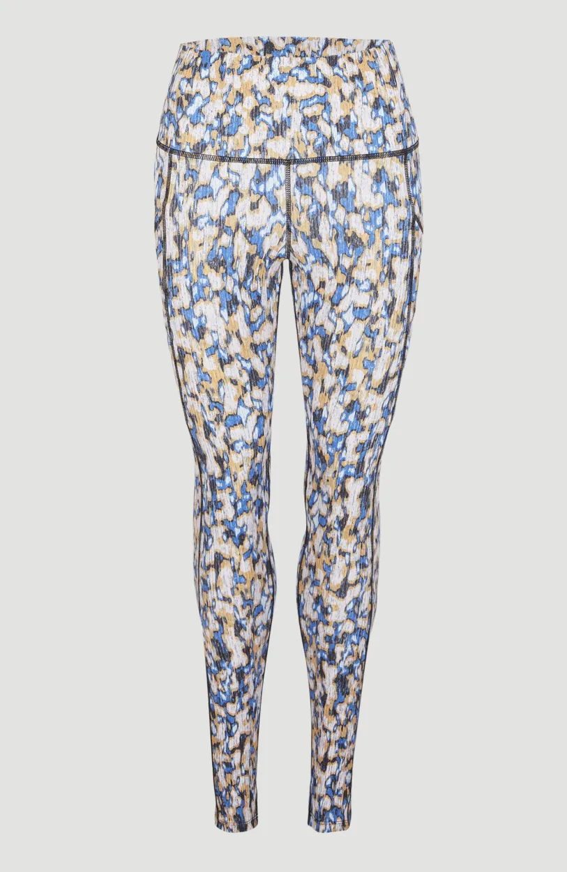 Online O’Neill Hike Rib High Waist Legging | Blue Minimal Camo