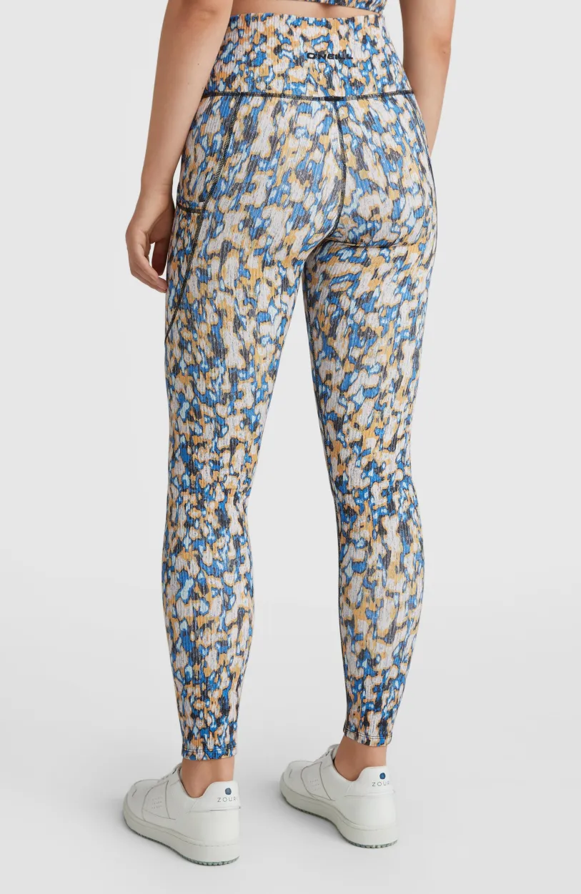 Online O’Neill Hike Rib High Waist Legging | Blue Minimal Camo