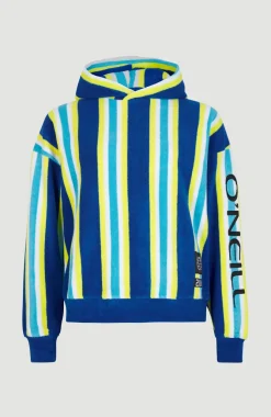 Hot O’Neill Hoodie Brights Terry | Blue Towel Stripe