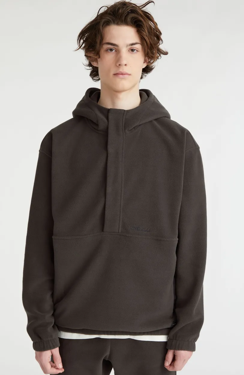 Hot O’Neill Hoodie Superfleece Met Halve Rits | Black Out Colour Block