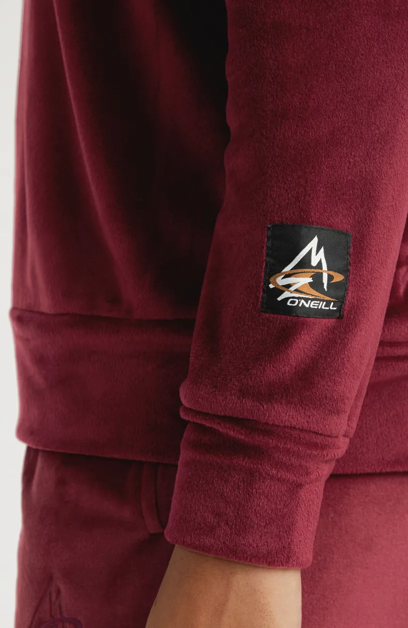 New O’Neill Hoodie Velour Fleece | Windsor Wine