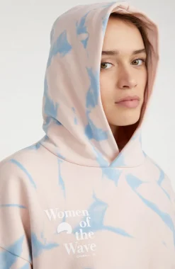 Discount O’Neill Hoodie Women Of The Wave | Pink Tie Dye