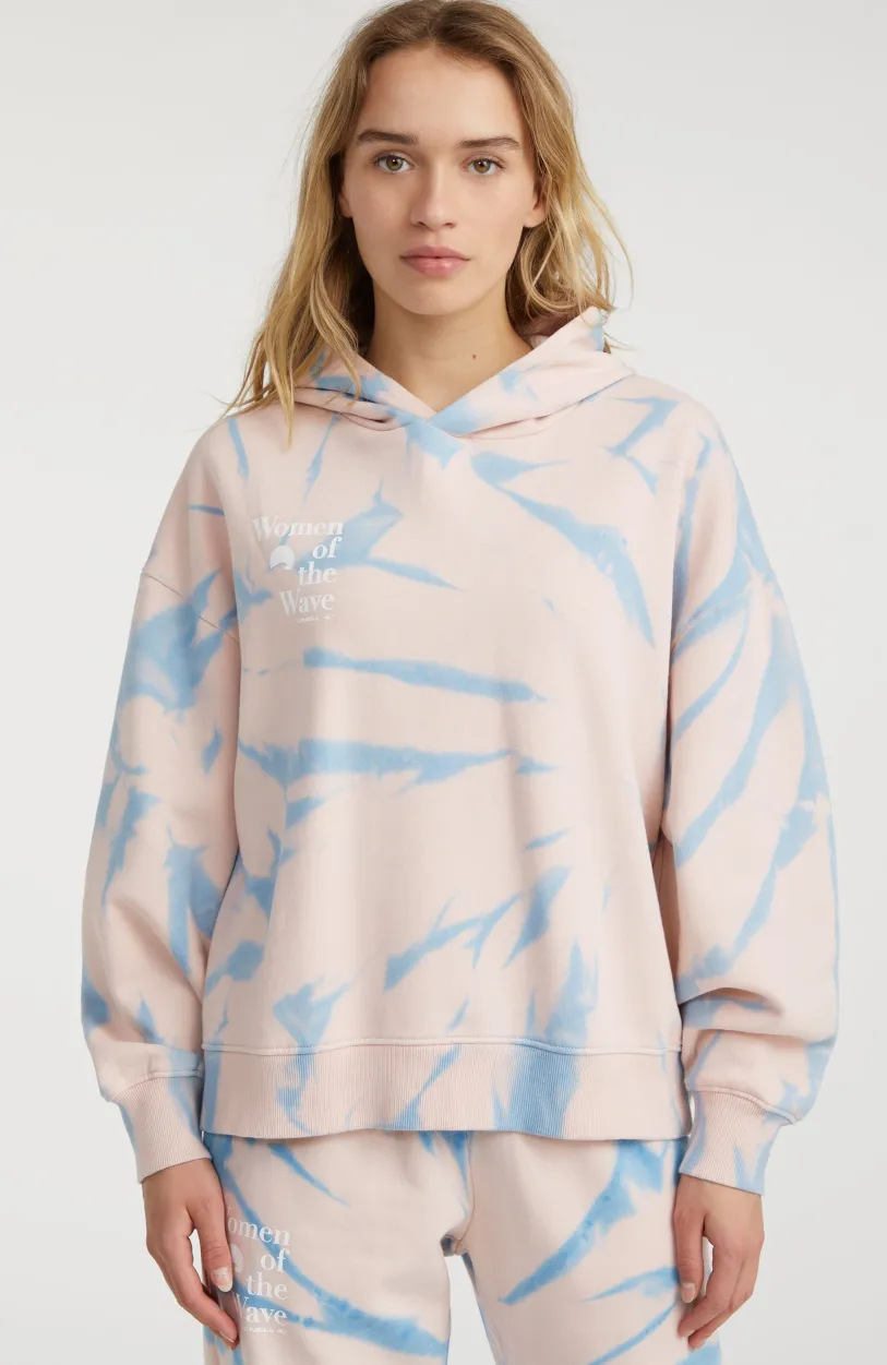 Discount O’Neill Hoodie Women Of The Wave | Pink Tie Dye