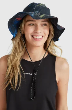 Hot O’Neill Hybrid Bucket Hat | Black Future Fade