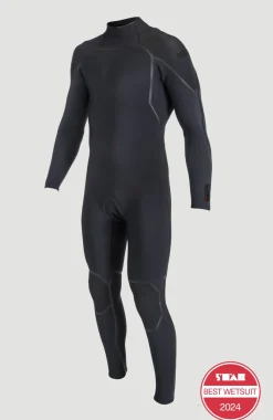 Discount O’Neill Hyperfreak Fire 3/2+mm Back Zip Full Wetsuit | BLACK/BLACK