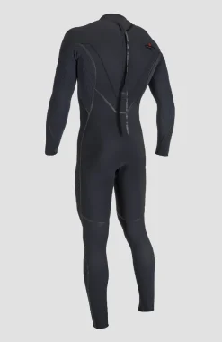 O’Neill Hyperfreak Fire 5/4+mm Back Zip Full Wetsuit | BLACK/BLACK