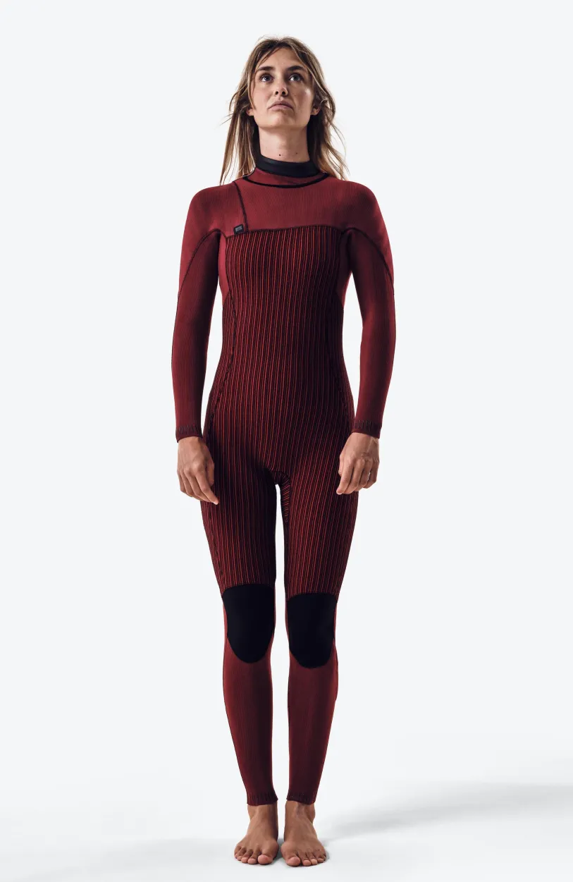 Outlet O’Neill Hyperfreak Fire 4/3+mm Chest Zip Full Wetsuit | NAVY/SHADE