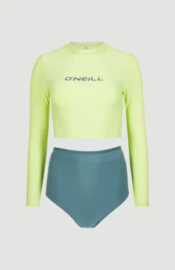 New O’Neill Hyperfreak Longsleeve Badpakset | Sunny Lime Colour Block