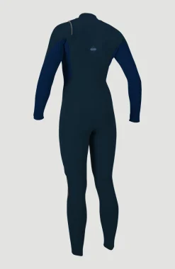 New O’Neill Hyperfreak 4/3mm+ Chest Zip Full Wetsuit | SHADE/NAVY