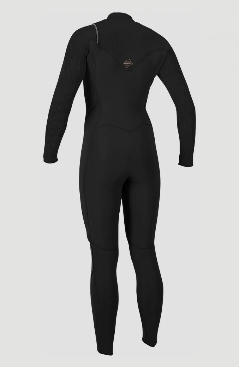 Outlet O’Neill Hyperfreak 5/4mm Chest Zip Full Wetsuit | BLACK/BLACK