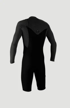 Discount O’Neill Hyperfreak 2mm Chest Zip Longsleeve Spring Wetsuit | BLACK/BLACK