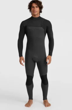 Online O’Neill Hyperfreak 3/2mm Competition Zipless Full Wetsuit | BLACK/BLACK