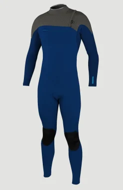 Outlet O’Neill Hyperfreak 4/3mm Competition Zipless Full Wetsuit | NAVY/RAVEN