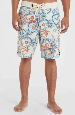 Outlet O’Neill Hyperfreak Mysto 20" Boardshort | Cream Mysto