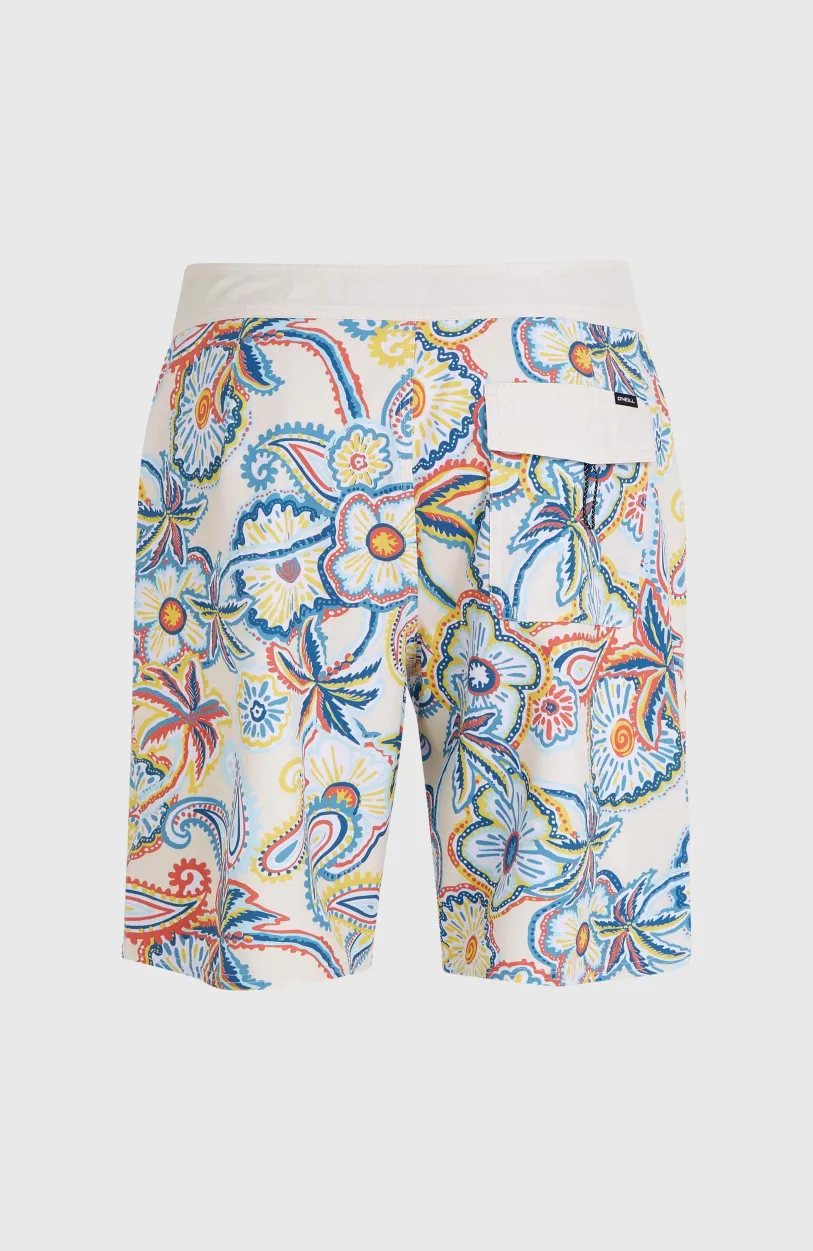 Outlet O’Neill Hyperfreak Mysto 20" Boardshort | Cream Mysto