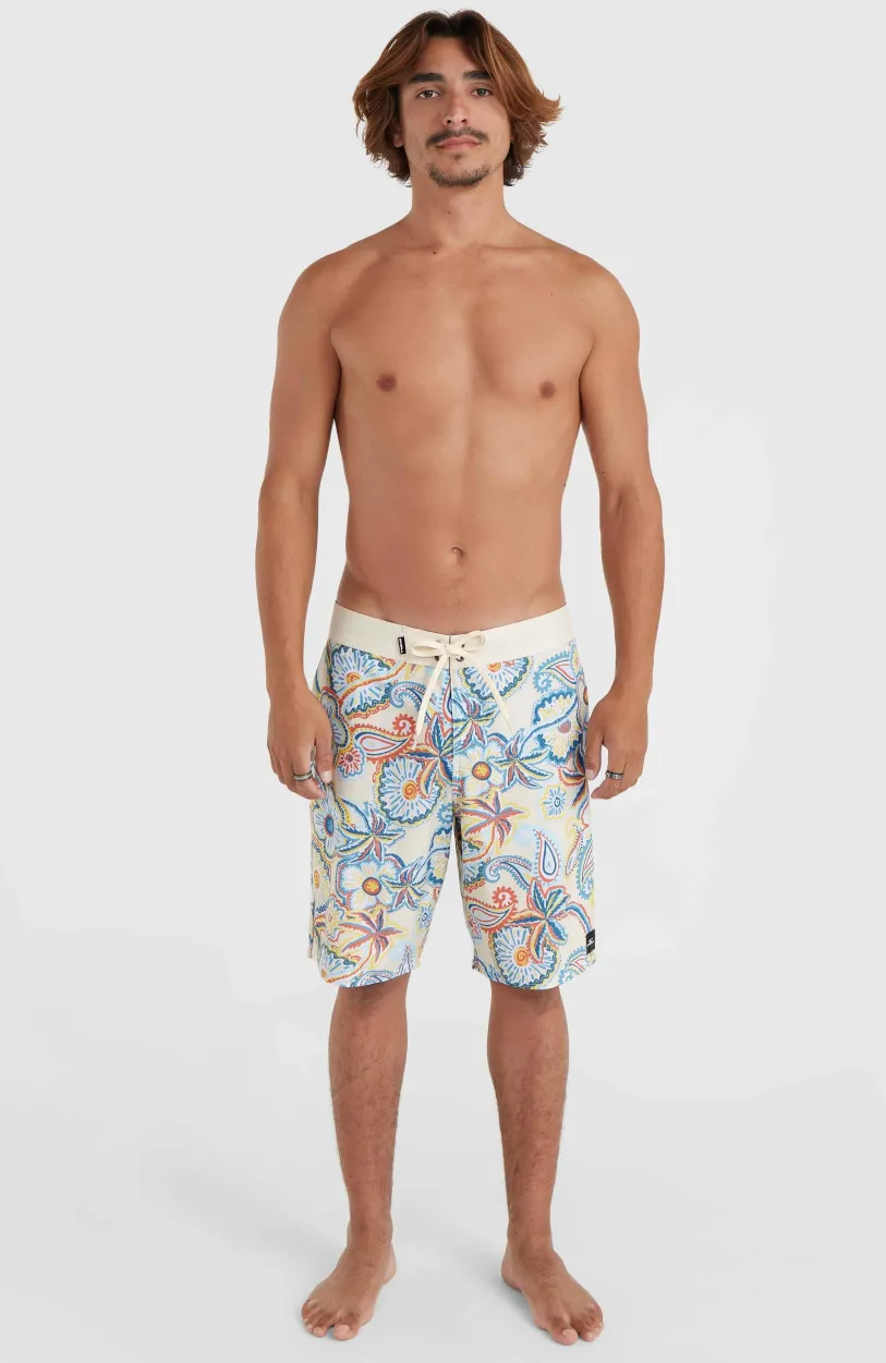 Outlet O’Neill Hyperfreak Mysto 20" Boardshort | Cream Mysto