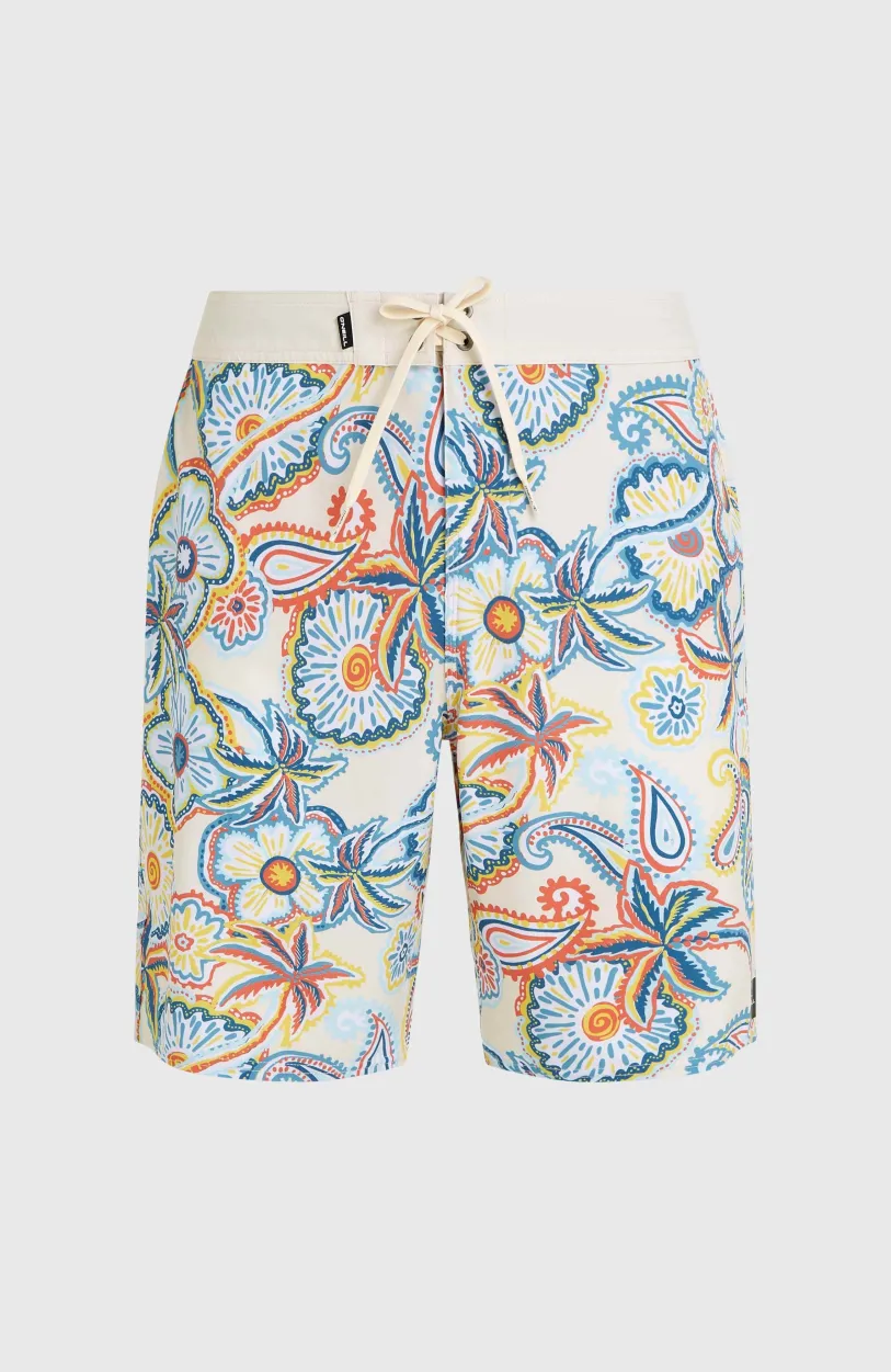 Outlet O’Neill Hyperfreak Mysto 20" Boardshort | Cream Mysto