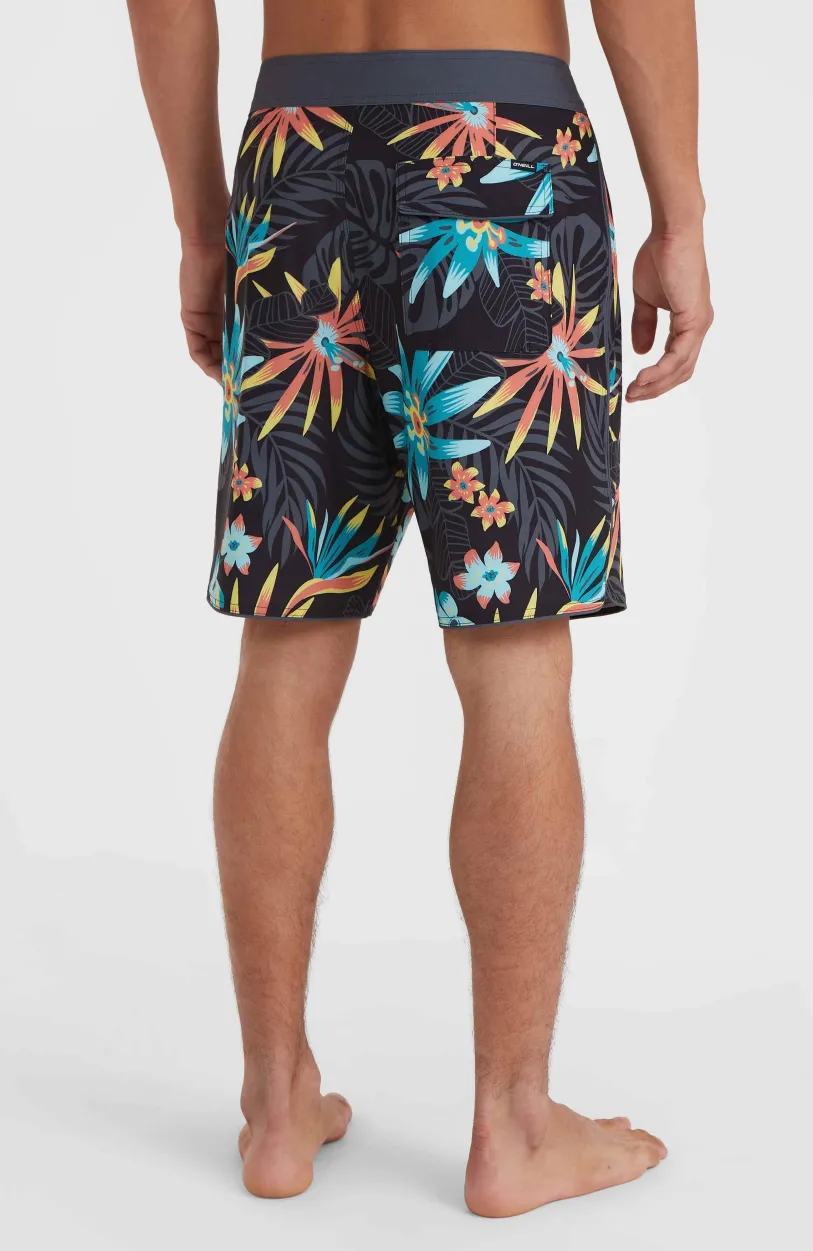 Discount O’Neill Hyperfreak Mysto Scallop 19" Boardshort | Black Mysto Scallop