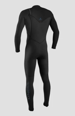Best O’Neill Hyperfreak Wind 3/2+ Chest Zip Full Wetsuit | BLACK/BLACK