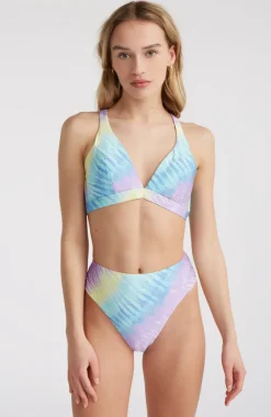 Sale O’Neill Hyperfreak Women Of The Wave Longline Triangelbikiniset | Blue Tie Dye