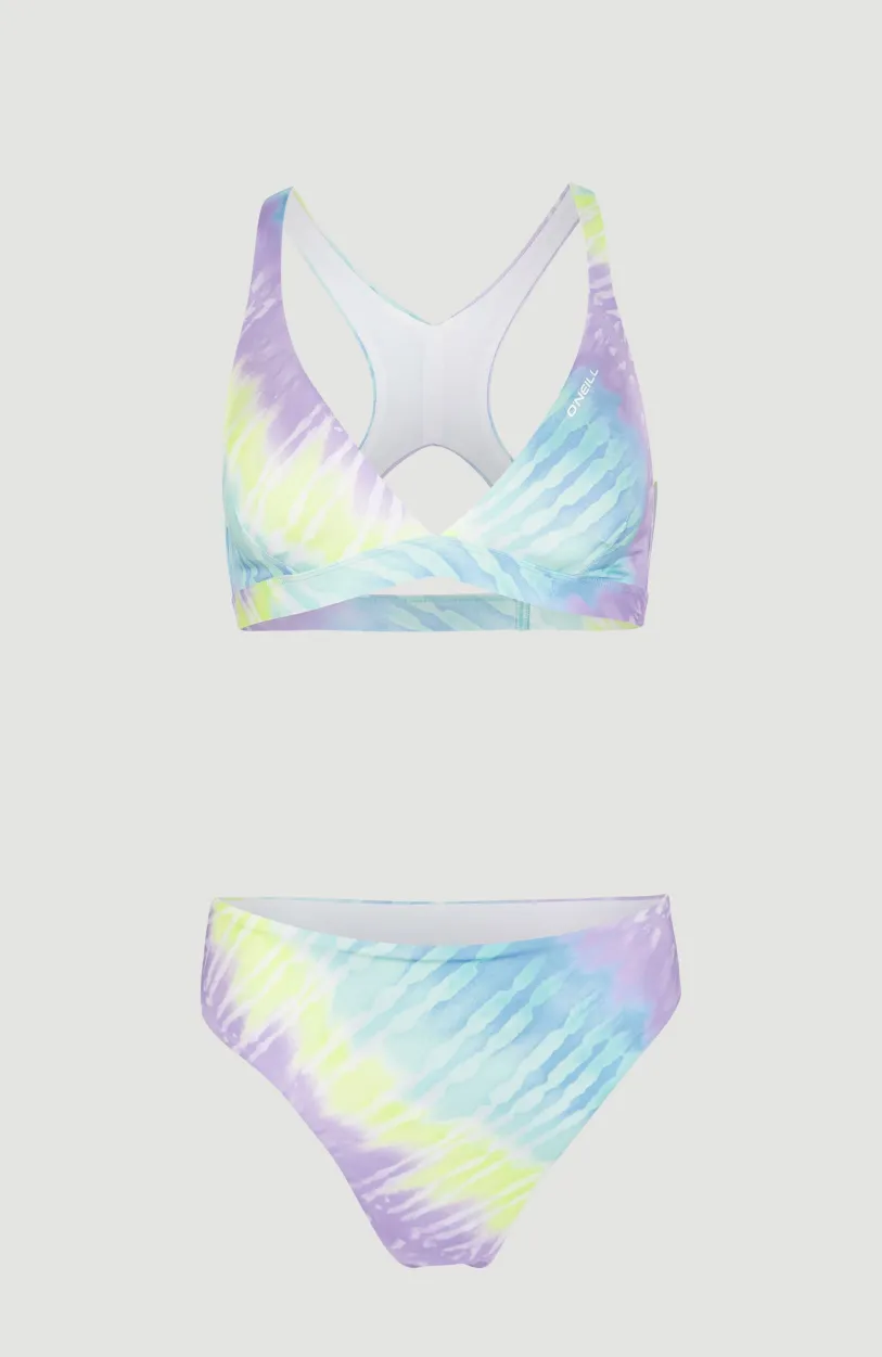 Sale O’Neill Hyperfreak Women Of The Wave Longline Triangelbikiniset | Blue Tie Dye
