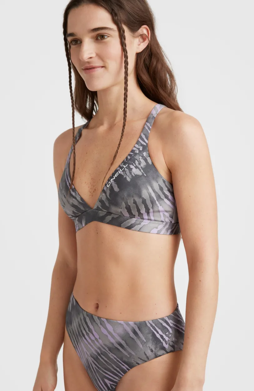 Sale O’Neill Hyperfreak Women Of The Wave Longline Triangelbikiniset | Grey Tie Dye