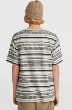 Hot O’Neill Ikat Jacquard T-shirt | Grey Ikat Stripe