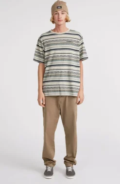 Hot O’Neill Ikat Jacquard T-shirt | Grey Ikat Stripe