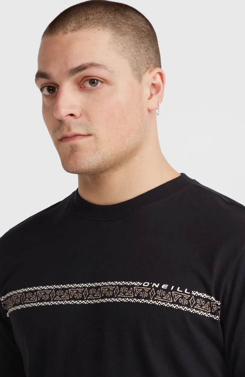 O’Neill Ikat Stripe T-shirt | Black Out